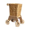 Wicker Shopping Trolley