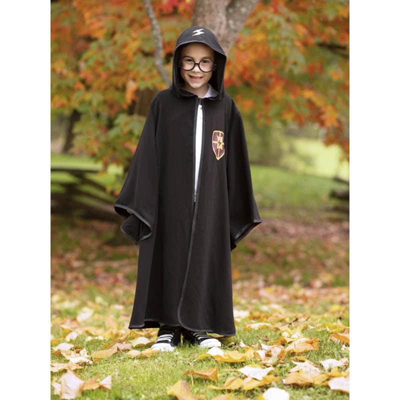 Close-up detail of the Wizard Cloak with Glasses