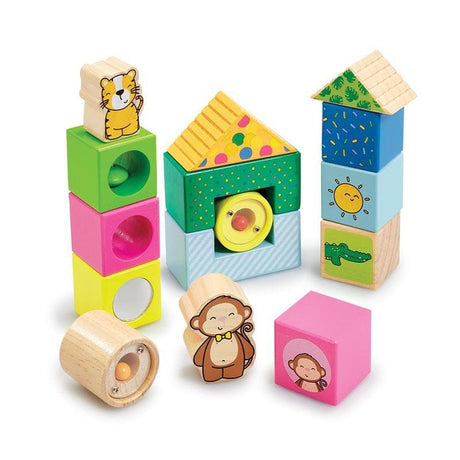 Wooden Activity Blocks-Educational Play-My Happy Helpers