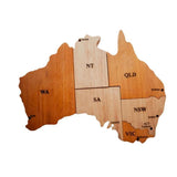 Wooden Australian Map Puzzle