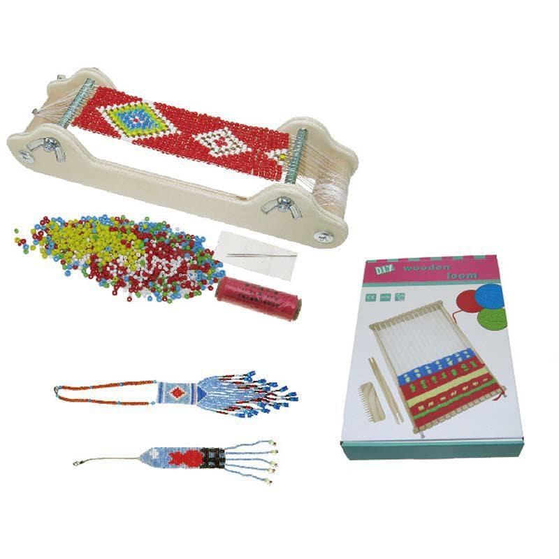 Wooden Bead Loom Craft Kit