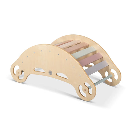 Wooden Boat Rocker & Climber - Pastel