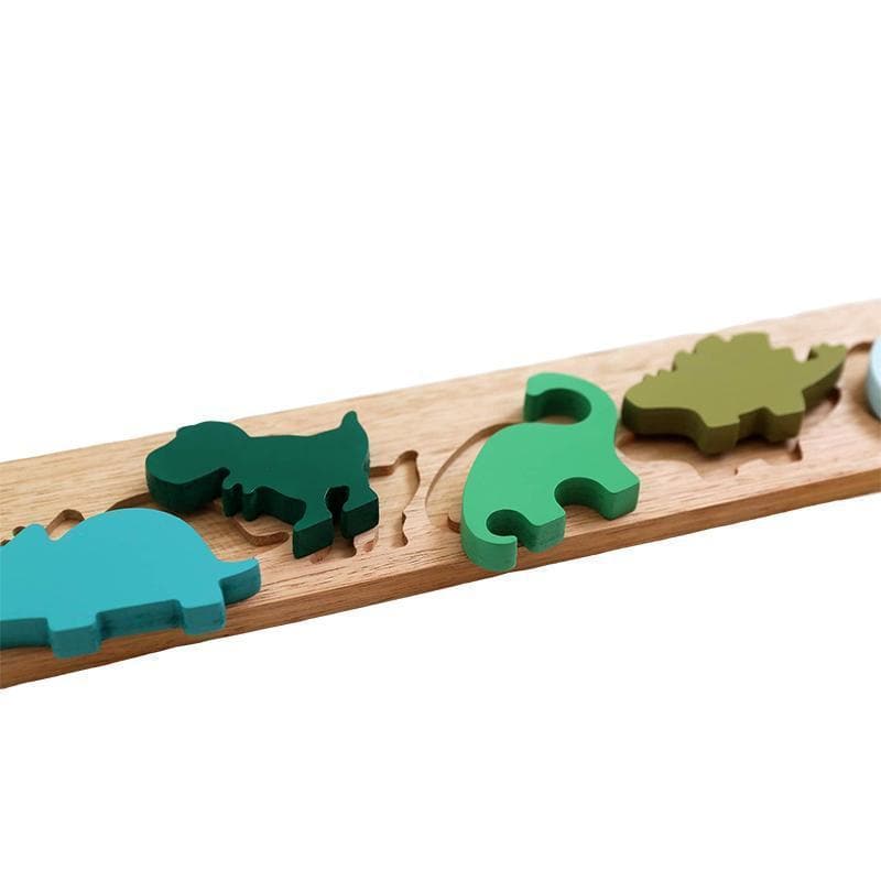 Wooden Dinosaur Puzzle-Educational Play-My Happy Helpers