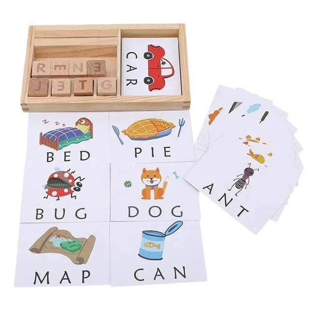 Wooden Educational & Language Development Cards