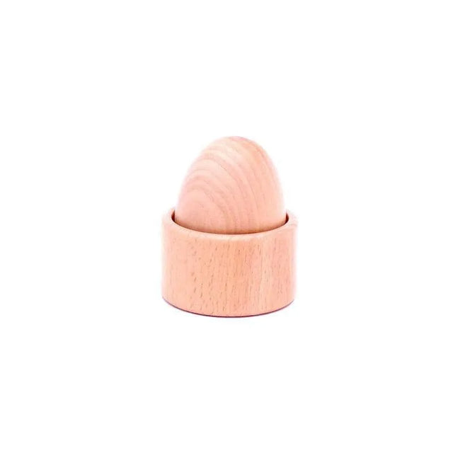 Wooden Egg Cup and Ball