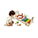 Wooden Melody Mix Wall Bench-Educational Play-My Happy Helpers