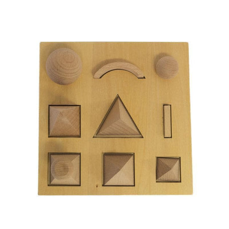 Wooden Montessori Shape Puzzle-Educational Play-My Happy Helpers