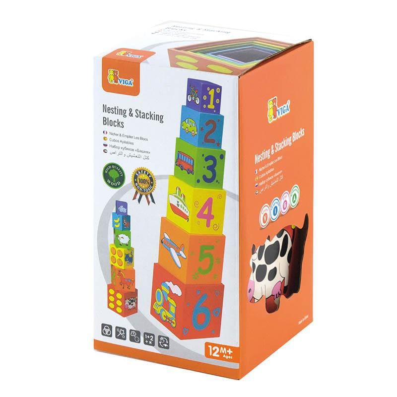 Wooden Nesting & Stacking Blocks