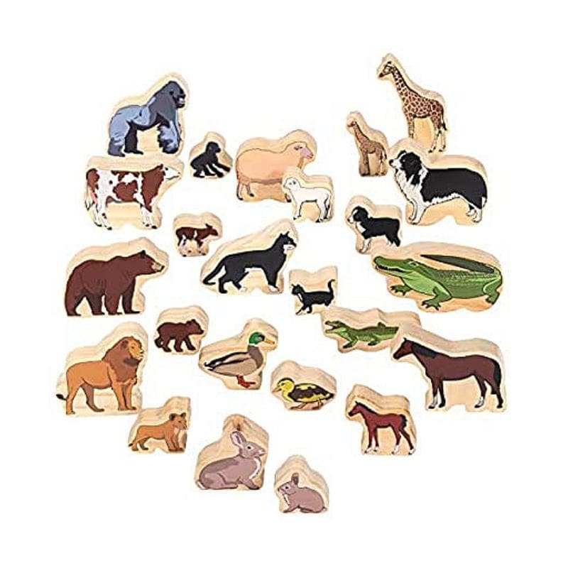 Wooden Play Animal Families