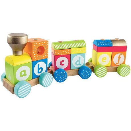 Wooden Stacking Train-Toy Vehicles-My Happy Helpers