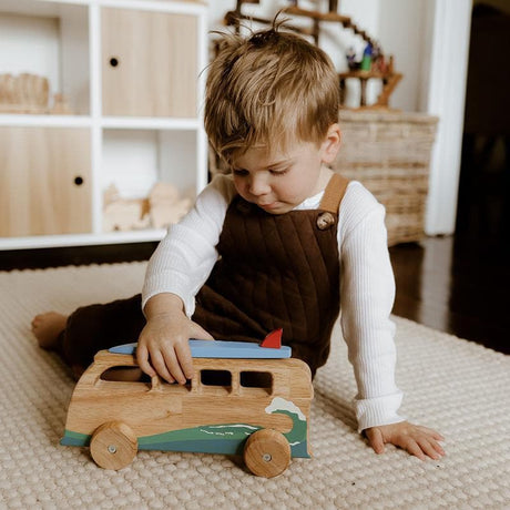 Wooden Surfing Van