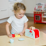 Wooden Toaster - Blue-Kitchen Play-My Happy Helpers