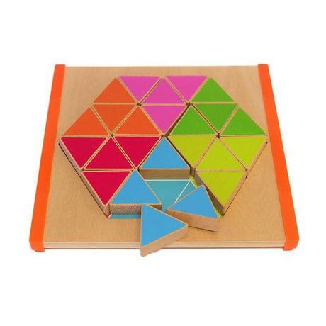 Wooden Triangle Puzzle Set-Educational Play-My Happy Helpers