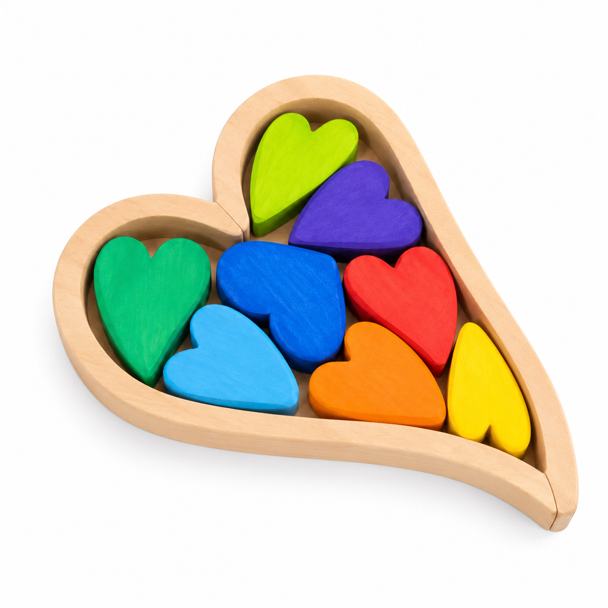 Wooden Hearts - Bright