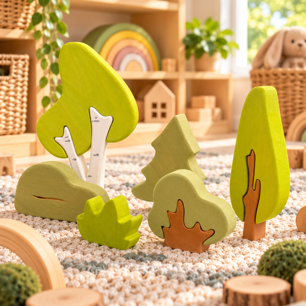 Wooden Trees - Set 2 November Pre Order