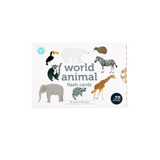 World Animals Flash Cards-Educational Play-My Happy Helpers