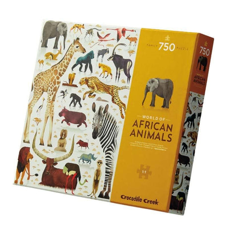 World of Puzzle 750pc - African Animals-Educational Play-My Happy Helpers