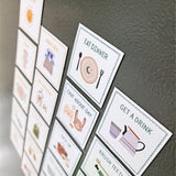 Magnetic Routine Cards – Visual Schedule for Kids