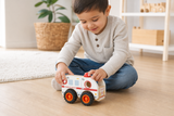 Child playing with the Ambulance