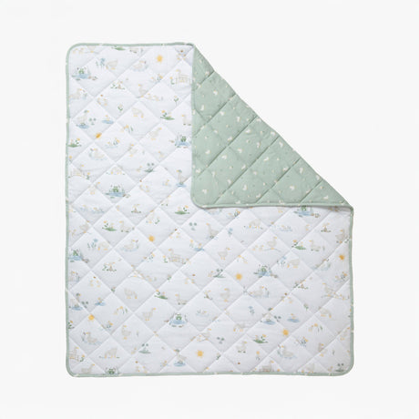 Organic Jersey Quilted Cot Comforter - Goosey Goosey