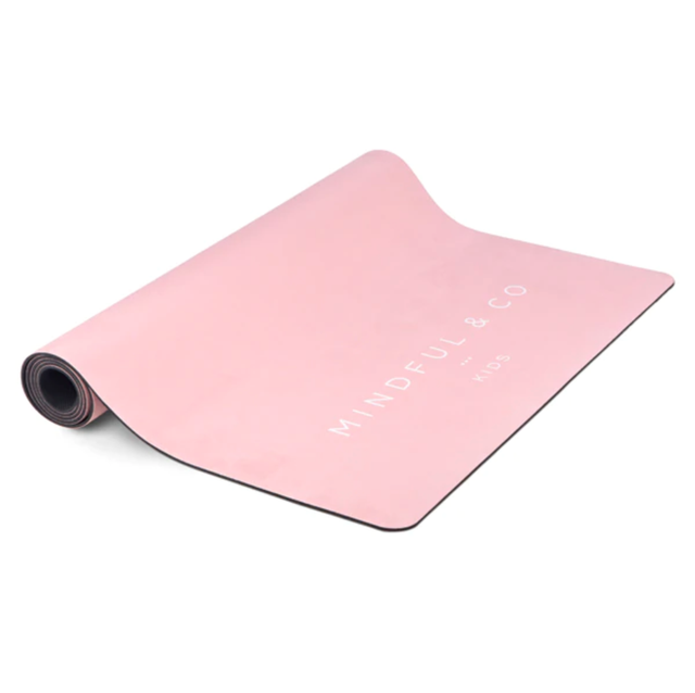 Kids Yoga Mat – Non-Slip, Eco-Friendly & Washable: Rose