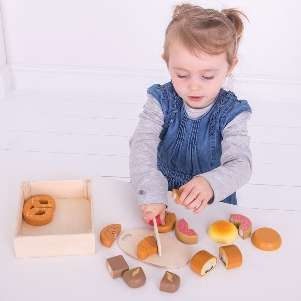 Cutting Bread and Pastries Crate