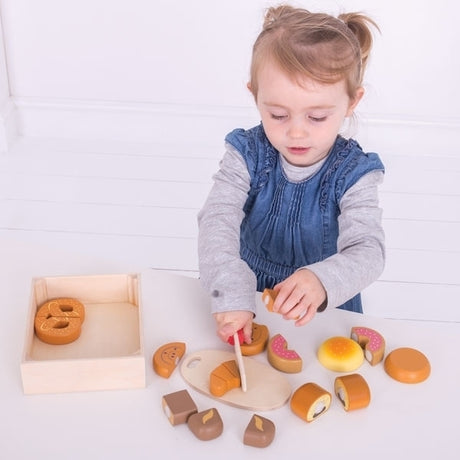 Cutting Bread and Pastries Crate