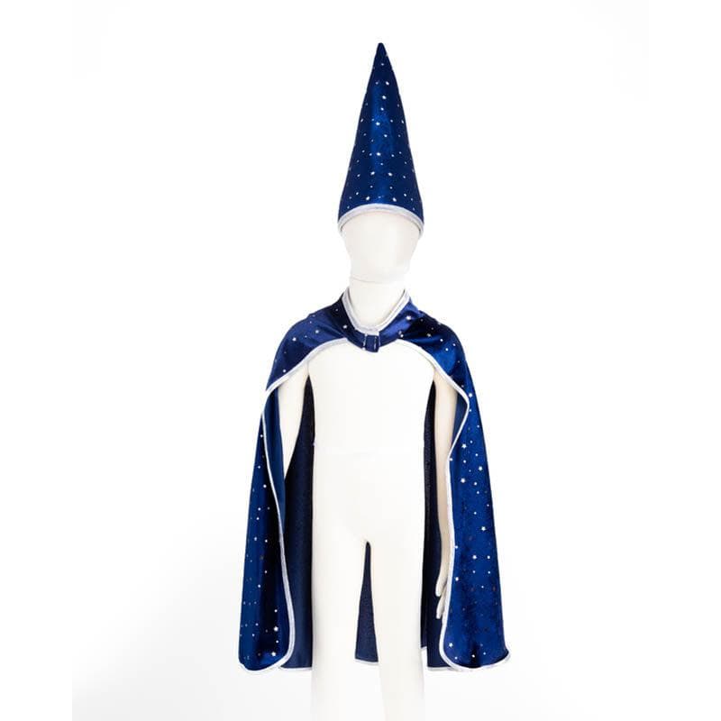 Blue & Silver Sparkle Wizard Cape-Imaginative Play-My Happy Helpers