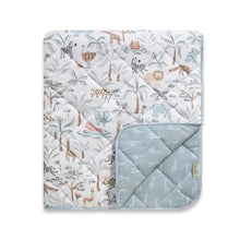 Reversible Organic Jersey Cot Comforter - Wild Safari