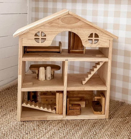 Classic Wooden Dollhouse