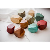 Colored Wooden Gems