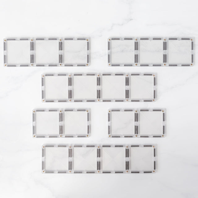 Connetix Clear Rectangle pack 12pce
