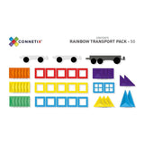 Connetix Rainbow Transport Pack - 50pc