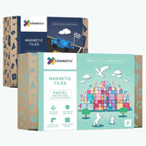 Connetix Tiles 122 Piece Pastel Creative Car Bundle