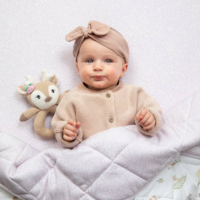Organic Reversible Cot Comforter - Whimsical Wonderland