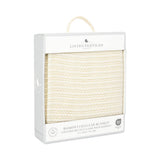 Bassinet Cotton Cellular Blanket - Natural White