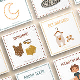 72 Daily Routine Cards - Visual Aids for Home, School & More