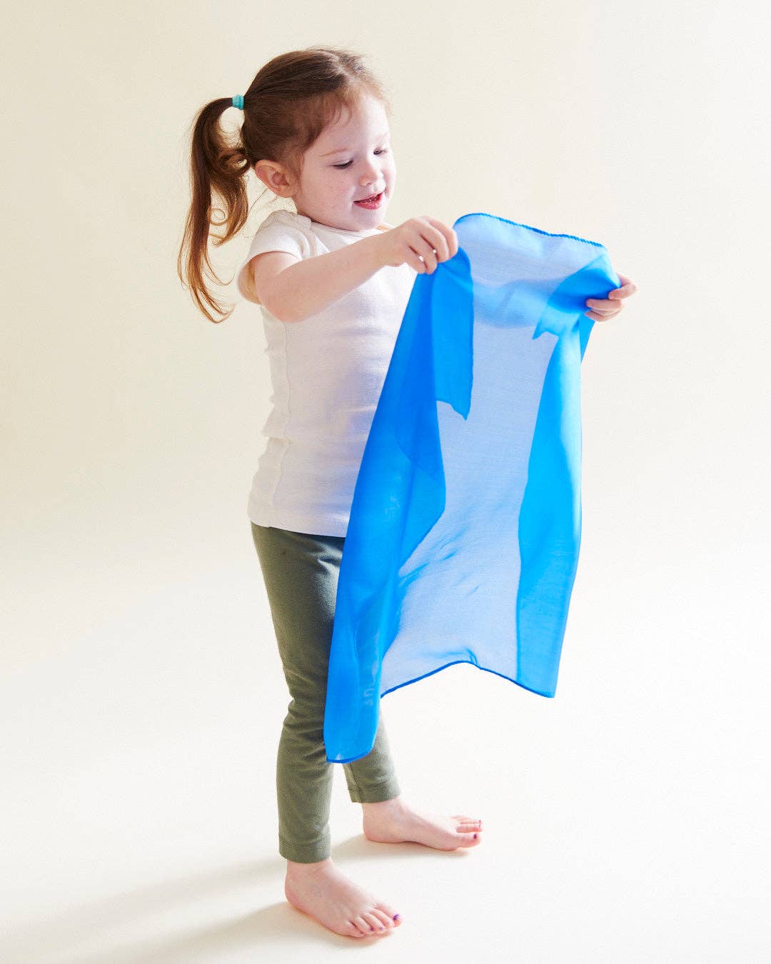Mini Solid Color Playsilks: Sky