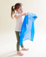 Mini Solid Color Playsilks: Turquoise