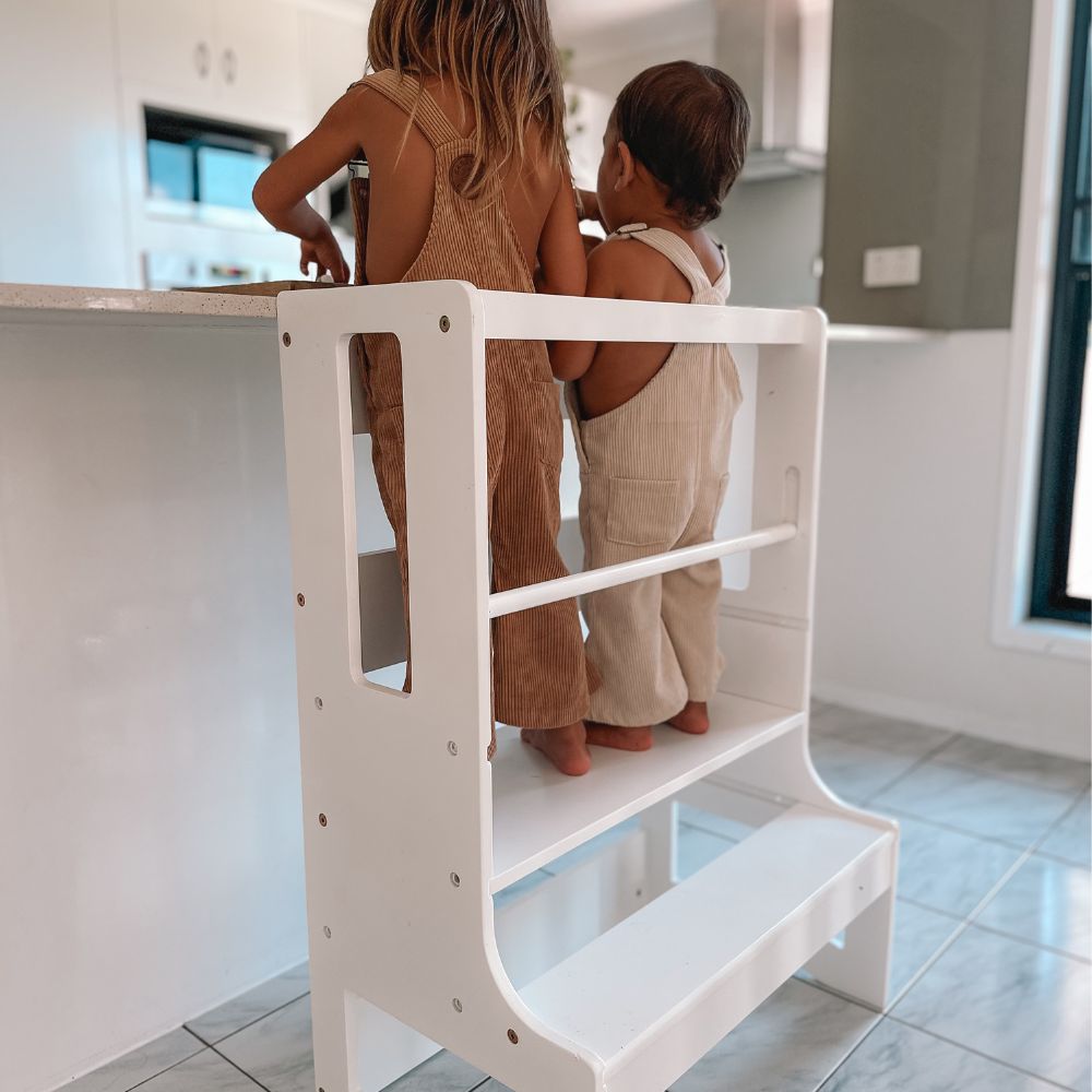 Montessori tower fashion in XXL wood or twins