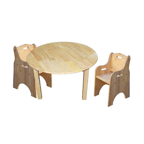 Medium Round Table and 2 Toddler Chairs