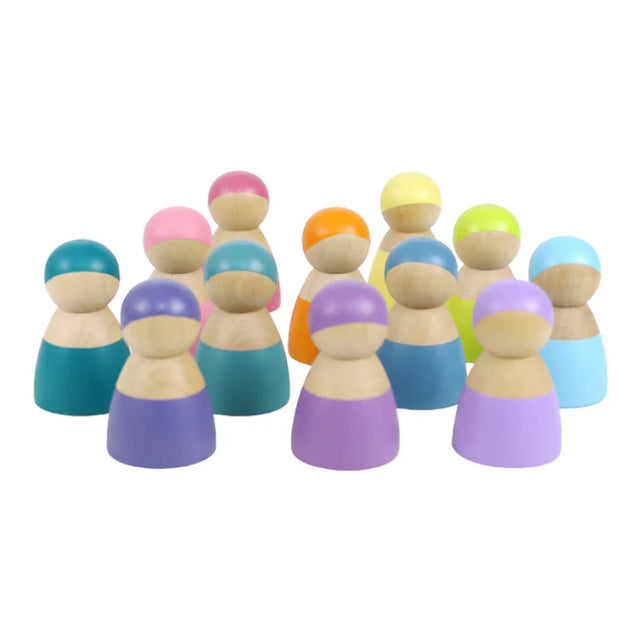 Pastel Peg Dolls