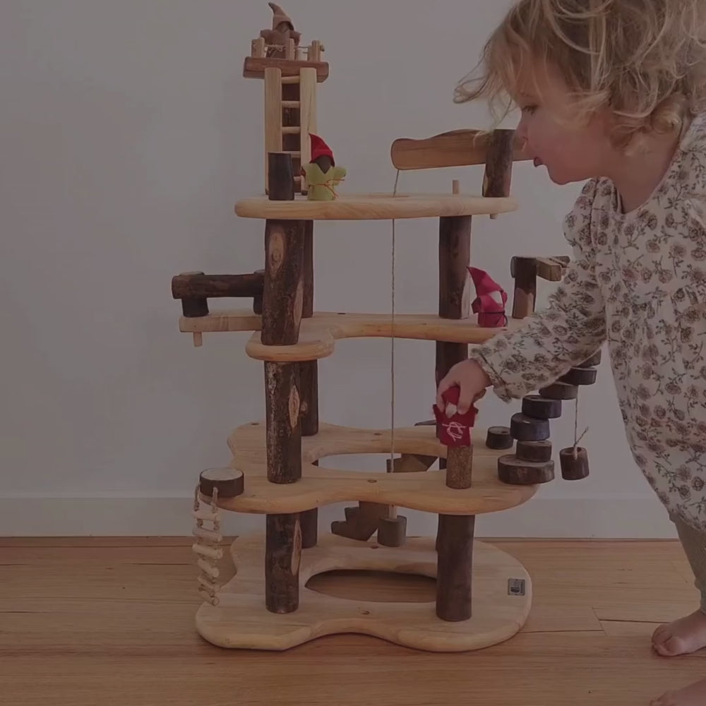 Three Level Tree House Play Set