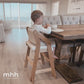 Dine and Grow - White & Varnish Dining Chair