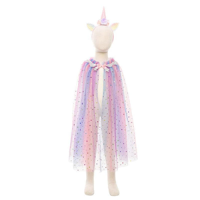 Rainbow Unicorn Cape & Headband