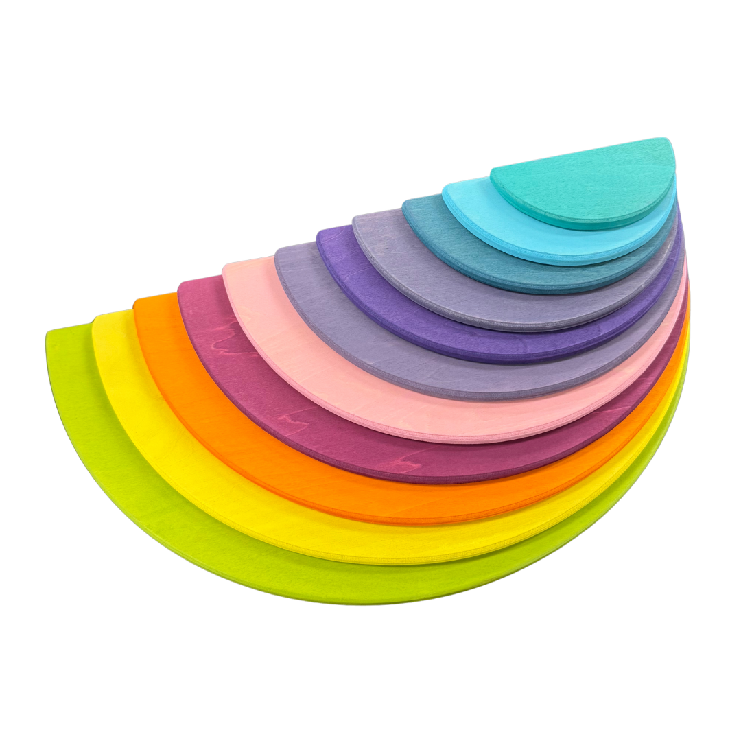 Large Semi Circles - Pastel
