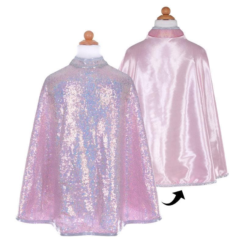 Silver Reversible Sequins Cape-Imaginative Play-My Happy Helpers
