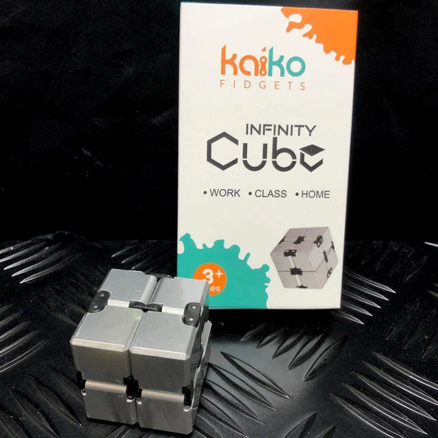 SILVER Infinity Cube Fidget