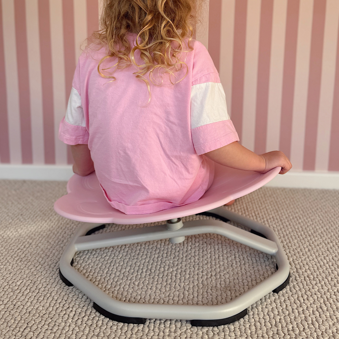 Sensory Spinning Chair - Rose Pink