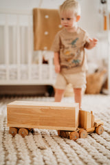 Kids Wooden Cargo Truck QToys